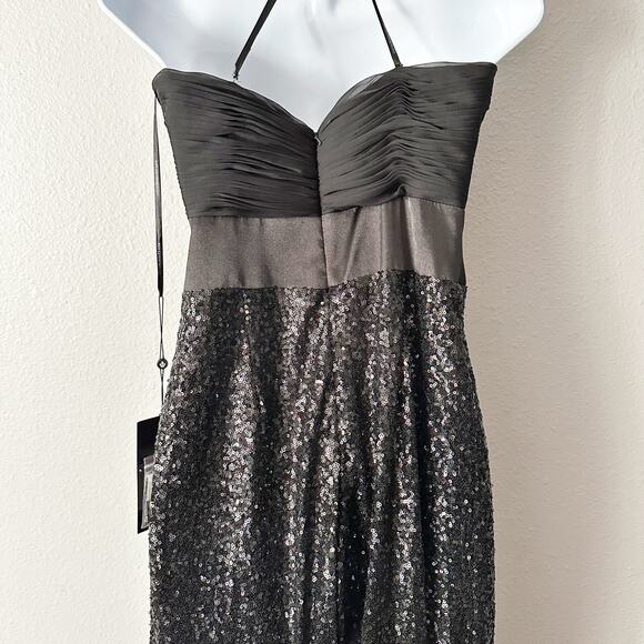 Alyce Paris Strapless Sequin Skinny Leg Jumpsuit women's US size 6 NEW with tags - Picture 10 of 14